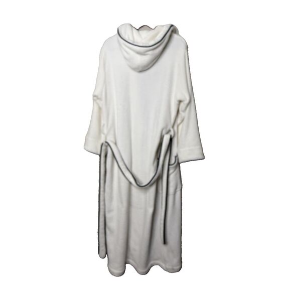 Emily & Merritt Pottery Barn Bathrobe Robe Hooded Pockets Soft Plush Size XL - Picture 5 of 9